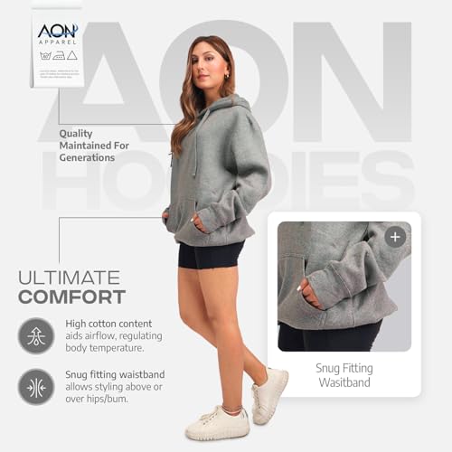 AONs-Oversized-Hoodie-for-Women-High-Natural-Cotton-Blend-Extra-Breathability-Modern-Fit-Comfort-Hoodie-Women-Love 41AUUJGsa3L