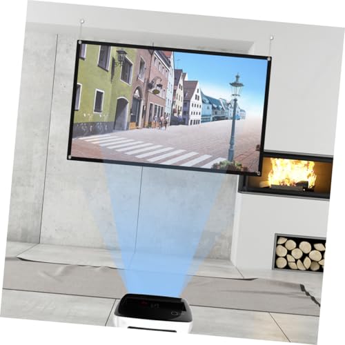 Pantalla de proyección plegable Uonlytech para cine en casa miniatura 4