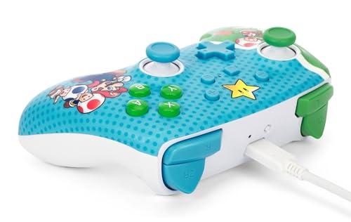Image of PowerA Enhanced Wireless Controller - Nintendo Switch /Switch Lite /Switch-OLED Model, Nintendo Switch 2, Super Star Friends, Gamepad, Bluetooth, Advanced Gaming Buttons, officially licensed