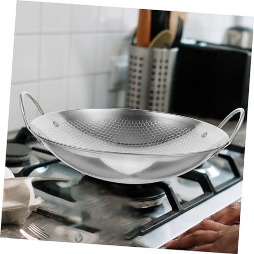 Wok de acero inoxidable MAGICLULU con doble asa miniatura 7
