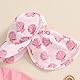 Baby Badeanzug mit Sonnenhut Langarm UV Schutz Badebekleidung Für Baby-Mädchen Reißverschluss Strand Schwimmanzug (Rosa, 18-24 Months)