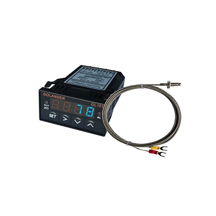 12V DC Universal 1/32 DIN Digital PID Temperature Controller - Blue Display (GL101BB)