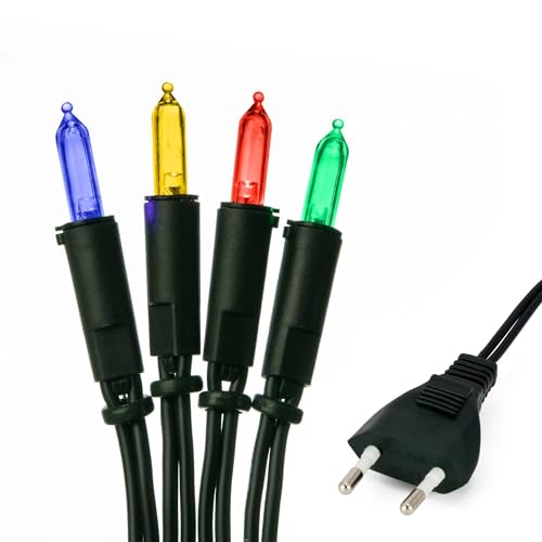 Guirlande lumineuse LED multicolore avec prise pour ne plus jamais manquer de piles
