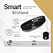 Upgraving Digital Business Card Wristband - Tap to Share NFC Tag & QR Code - Compatible with iPhone & Android- No App or Subscription Required (Black)