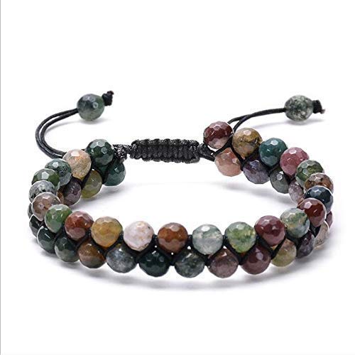 Jade Bracelet Man Jade Bracelet Real Jade Bracelet Woman Jade Bracelet Unisex Jade Yoga Zen Slid Bracelet Gift for August birthday for Graduationâ€¦ (6mm Women)