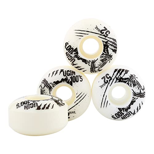 Alomejor スケートボードホイール 52×30mm 4個セット