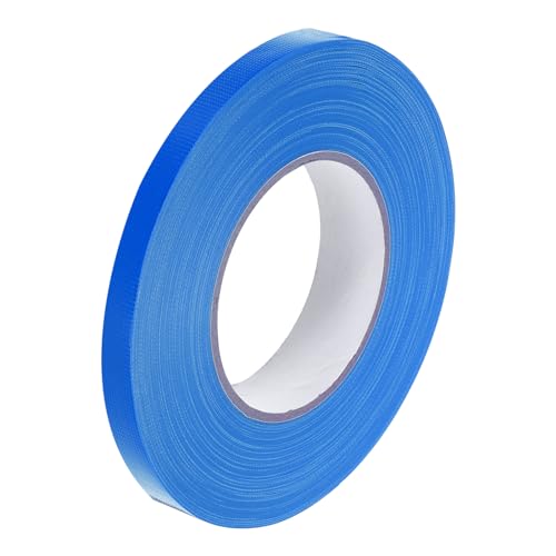 Image of MECCANIXITY Deep Blue Gaffers Tape, 60 Yards x 0.5 Inch No Residue, Non-Reflective Easy Tear Book Repair Tape Matte Stage Cloth Tape for Photography,Pack of 1