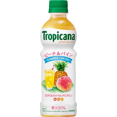 Tropicana トロピカーナ リフレッシュフルーツ ピーチ&パイン 330ml