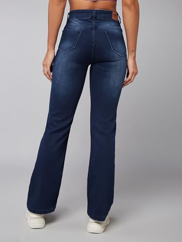 Image of Dolce Crudo Women's High Waist Straight Fit Jeans
