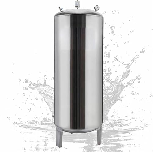 16 26 32 40 53 80 ガロン井戸ポンプ用圧力タンク - 水圧タンク垂直井戸タンク - 家庭用水用ステンレス鋼加圧水タンクコンテナ