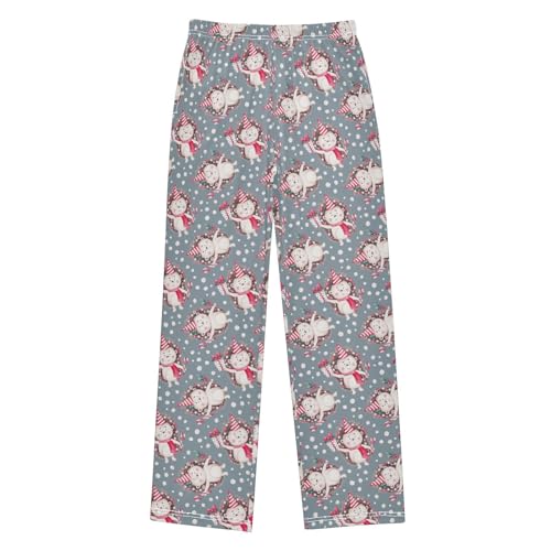 ZZXXB Xmas Hedgehog and Gift Boys Long Pants Soft Trousers