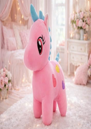 Image of kKurromi Melody Plush Toy 30 cm Stuffed Doll Soft Toys for Kids Girls and Boys Anime Girl Plush Dolls Ideal Gift for Girls and Boys (Blue and White) (Pink,)