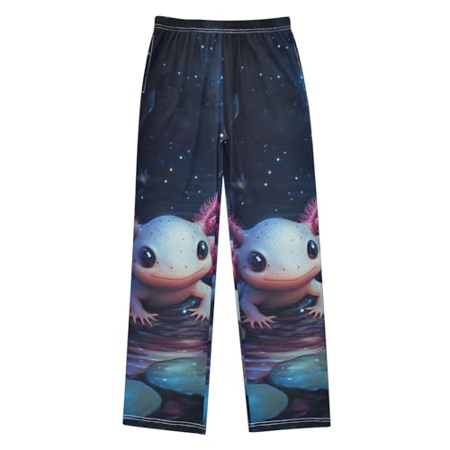 Cute Axolotl Lotus Pajama Pants with Pockets 6-8Y 202b6800