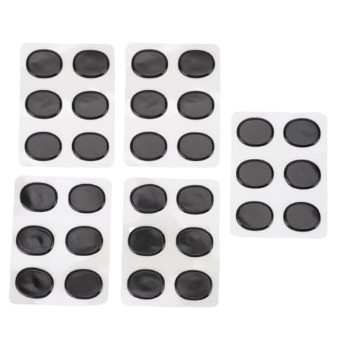 Drum Dampening Gel Pads, Silicone Gel Pads Soft Drum Dampeners, Silicone Drum Mufflers Strong Adhesive Drum Mute Pads, Drum Damper Gel Pads for Drums Cymbals Tone Control (Black)