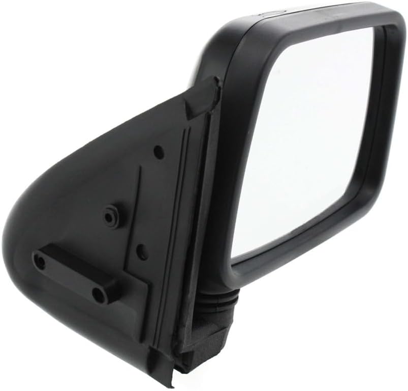 KarParts360 For Isuzu Pickup 1994 1995 Door Mirror Passenger Side | Manual Glass | Non-Heated | Foldaway | Black | Primed | Convex Glass | Replacement For IZ1321105 | 8970853713