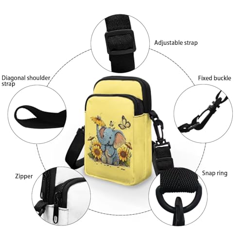Image of Small Crossbody Purse for Women Kids Shoulder Messenger Bag