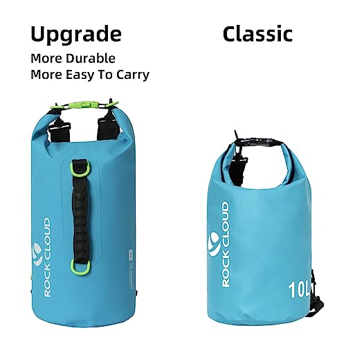 ROCK CLOUD Dry Bag Waterproof 10L Dry Sack for Kayaking Rafting Boating Beach Surfing Swimming Canoe Camping Hiking Fishing Ski - Image 3