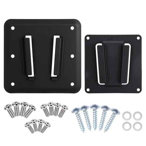 Anti-Rust Quick Release RV TV Mount, Plastic Polymer, VESA 100x100mm, for Screens up to 43 inches and 30 lbs, Low Profile Wall Bracket, for Camping, Truck, Movie Night