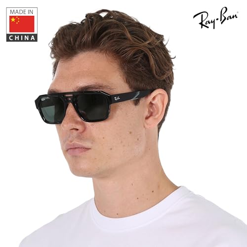 Image of Ray-Ban RB4397 CORRIGAN BIO-BASED Square-Round Shaped Sunglasses for Men & Women with Official RAYBAN Eyewear Kit