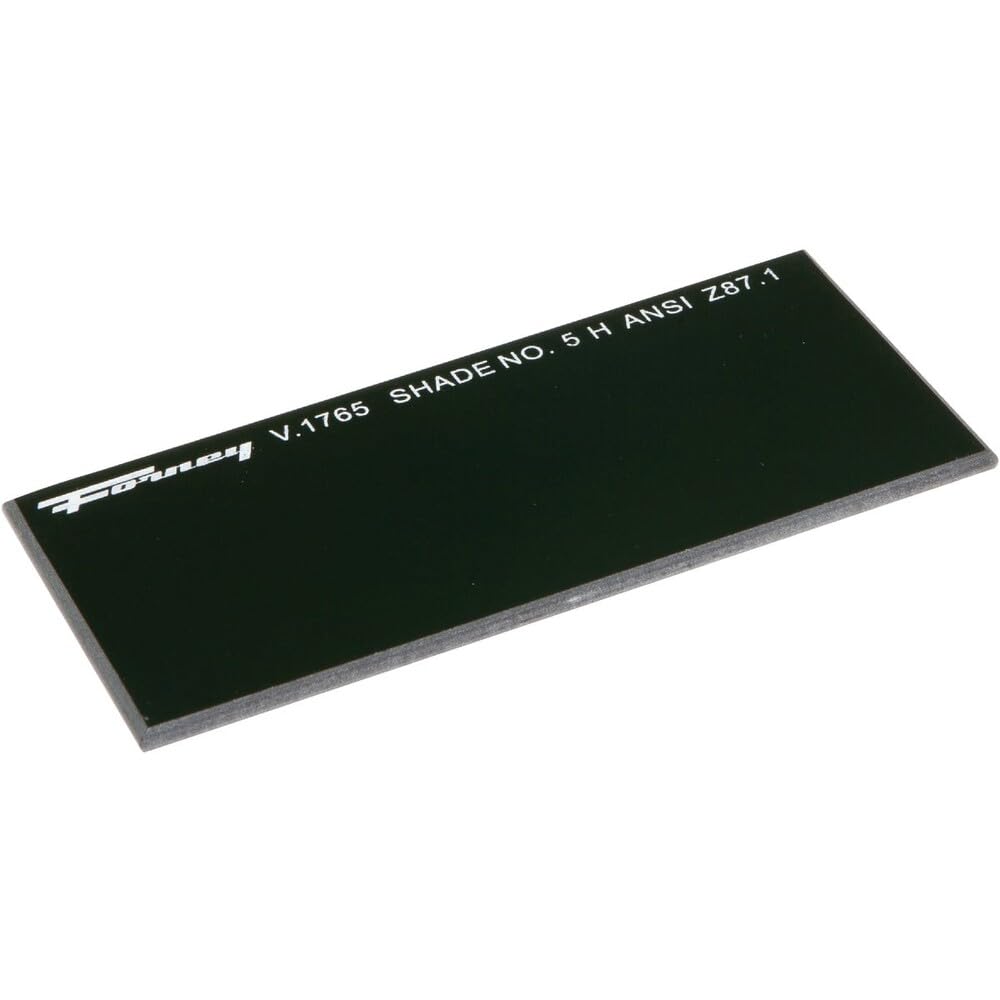Cristal endurecido de repuesto para lente Forney, 10,16 cm por 5,08 cm, 57005