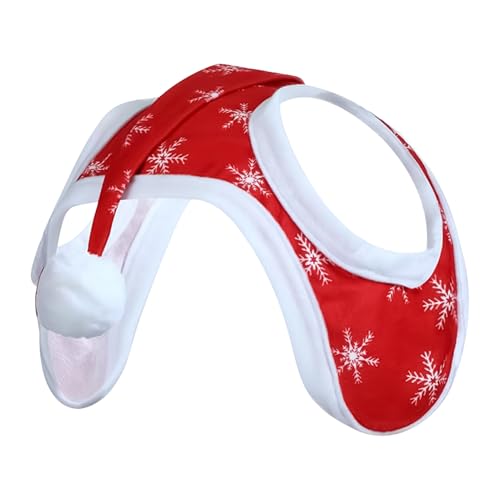 Gorros de Papá Noel para Caballos - Cubierta de rienda de Caballo navideña de 35x35 cm, Gorro de de Papá Noel navideño, Gorro de Cabal lo de Desfile navideño | Decorativo Transpirable con cubie