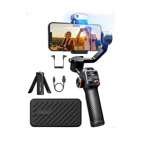 Hohem-iSteady-M6-Gimbal-Stabiliser-for-Smartphone-3-Axis-Mobile-Phone-Gimbal-Built-in-OLED-Display-400-g-Payload-Reverse-Charging-Android-and-iPhone-Gimbal-with-Inception-Motion-Timelapse