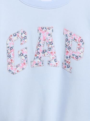 GAP Girls Relaxed Fashion Crew Blue Floral L