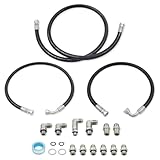 YWIOAD 2001-2005 Upgraded Heavy Duty Allison Transmission Cooler Line Kit for Chevrolet GMC Duramax Diesel 6.6L