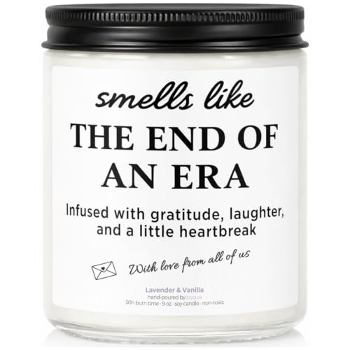 Coworker Leaving Gifts for Women, Goodbye Gifts for Coworkers, 9 oz Candle