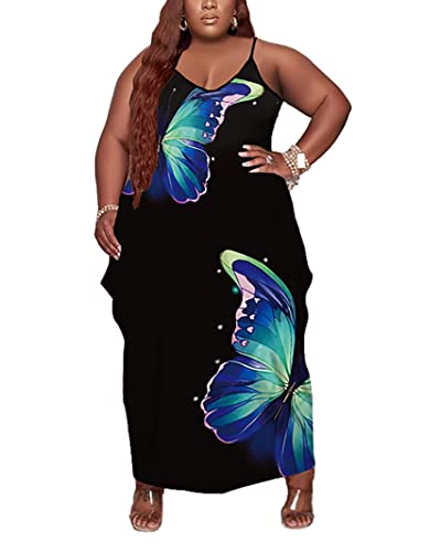 With Pockets Plus Size Maxi Dress  V-Neck Short Sleeve With Side Pockets &  Split Hem  Lightweight Summer Dress Summer T-shirt Dress