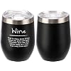 Primitives by Kathy Wine Tumbler Wine Is Fine