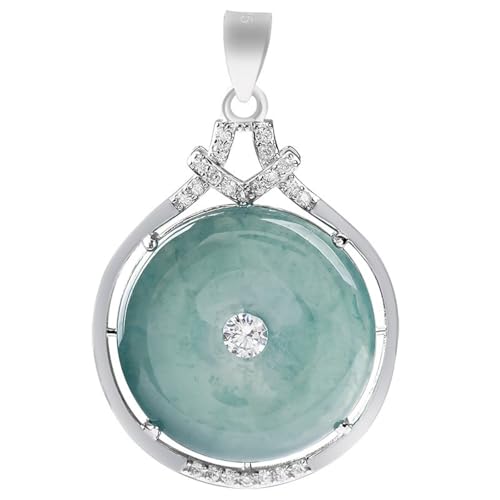 Collier en jadéite naturelle de qualité A certifiée du Mont Wutai