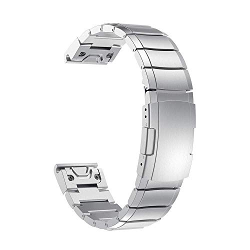 Sangle de montre acier inoxydable bracelet métal 22mm sangle de mode Fenix 6