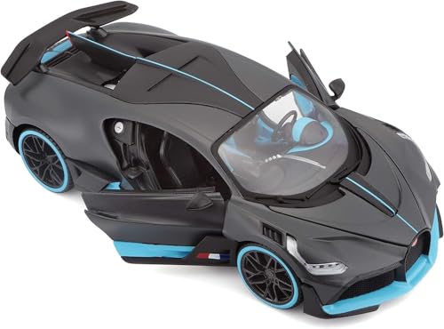 Image of LONGMIRE Metal Pull Back Diecast Car 1:32 Bugatti CHIRON Model with Sound Light Boys Gifts Toys for Kids Pack of 1, Multicolor (BUGGATI)