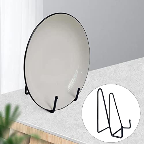 Baoblaze Suportes de fotografía Exibição de armazenamento Tabletop Art Picture Prato Pictures Cavale