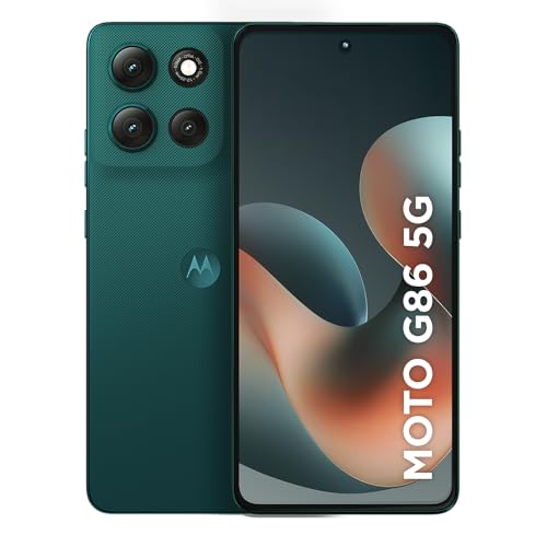 Smartphone Motorola Moto g86 512GB 5G 12GB+12GB RAM Boost Inteligente Verde Escuro 6,7' Câm. Dupla + Selfie 32MP