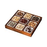 Conutoo 豆皿 小皿 セット 陶器 食器 お節皿 おせち料理用 仕切り付きトレー 竹製 果物 ケース 小さい皿 小鉢 醤油皿 前菜皿 盛り鉢 和食器 セラミック アイスクリーム ソース皿 焼肉屋 寿司屋 (I)