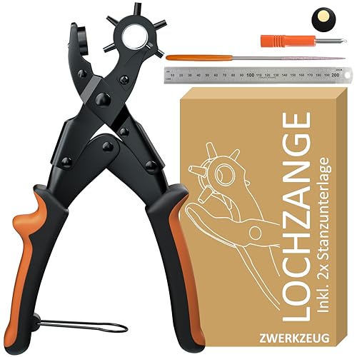 Oreilet Leder-Stanzformen Set 6-teilig - Elliptische Stanzer Für Lederarbeiten