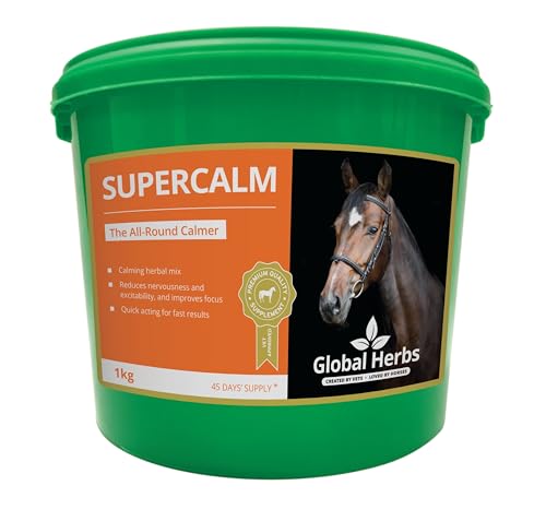 Image of Global Herbs Supercalm Equine Calming & Focus Support Powder 1kg