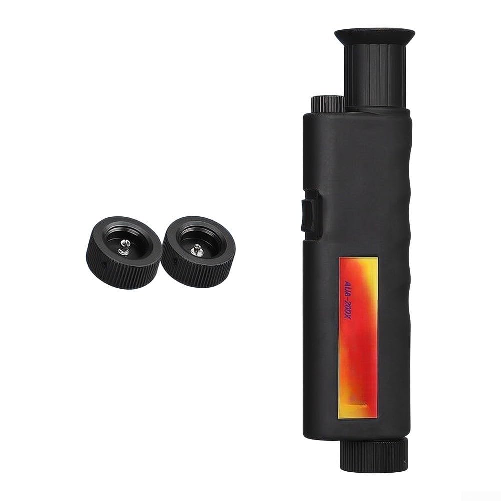 Microscopio de mano para fibra óptica 400x con luz LED para conectores SC FC LC herramienta de inspección negra (AUA-200X)