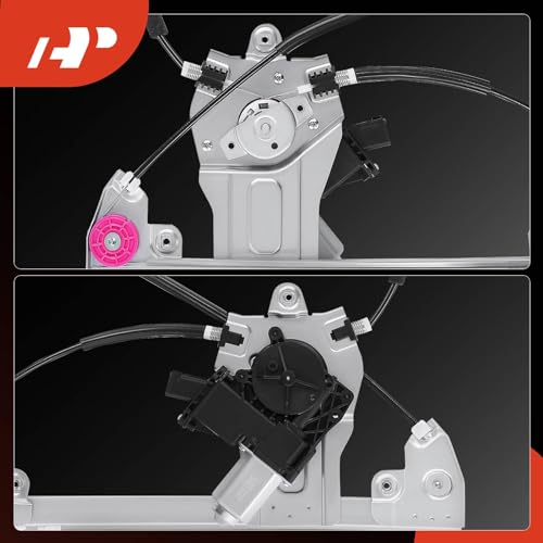 A-Premium Front Driver Side Power Window Regulator with 7 Pins Connector Motor Compatible with Chevy Cruze 2011-2015, Chevrolet Cruze Limited 2016 - with Auto Up and Down Function, Replaces # 94532757