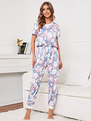Image of GRECIILOOKS Women Co Ord Set for Women | Co Ord Set for Women Stylish |Printed Lycra Co Ord Set for Women | Travel Co Ord Set for Women | Half Sleeve