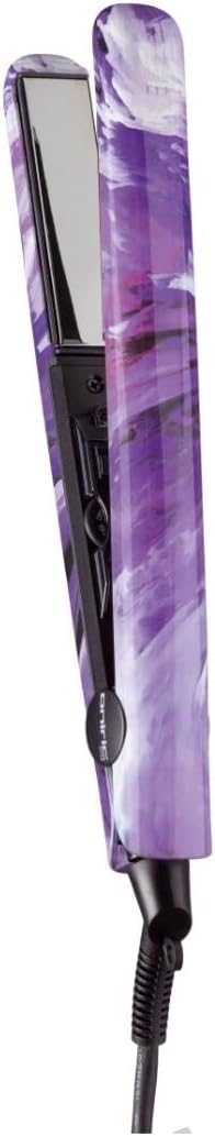 Plancha de pelo Graphic Color Storm. Placas titanio basculantes. Temperatura regulable hasta 230°. Cable giratorio 360°. Funda térmica de regalo.