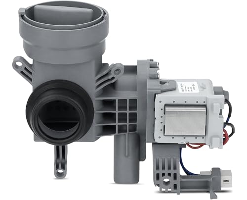 Upgrade WPW10605427 W10425238 Washer Drain Pump Compatible with Whirl-pool WFW75HEFW0 WFW72HEDW0 May-tag Ama-na Cros-ley Replace W10605427 W10799064 W10799065 W10903216 W10918044 by Fetechmate