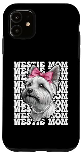 Westie Mom �E�G�X�g�n�C�����h�e���A �� ��̓� �R�P�b�g �X�}�z�P�[�X iPhone 11 �p