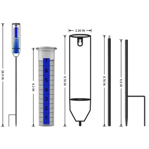 Pluviomètre pour extérieur et terrasse pour un arrosage écoresponsable
