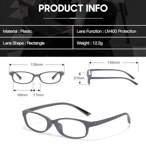 Image of TJUTR Office-Siren Bayonetta Glasses, Blue Light Computer Glasses for Women, Y2K Small Rectangle Frame Eyewear Anti Eyestrain