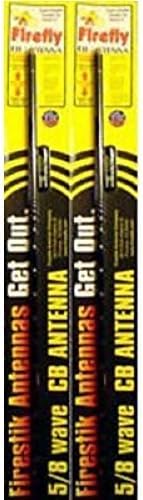 Miniatura 2 de Lot de 2firestik fl4-b 4'FIREFLY Tunable punta CB Radio Antena (Negro)