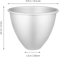 Vista 2 de Molde de molde para tartas de muñecas de 6 pulgadas antiadherente de aluminio para vestido de princesa para fiesta de cumpleaños, moldes de pasteles