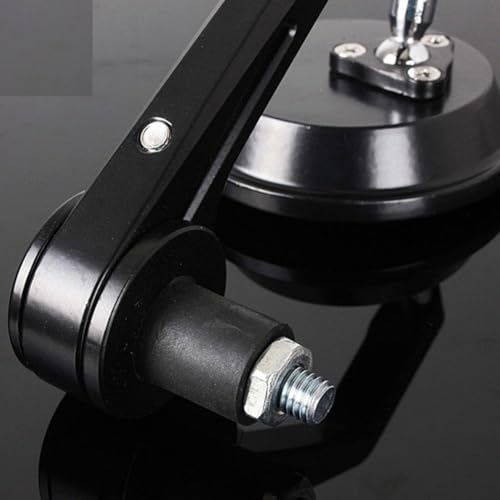 Image of GT Round Bar End Mirror Set for Classic, Bullet, Hunter, Meteor 350 Motorcycles,Continental GT 650 /Bullet 350 /500 All Model RE Bike Small Stylish Rear Handle Design